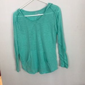 🔵 2/$10   Hooded light weight shirt